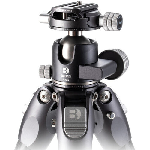 Tortoise Columnless Carbon Fiber Three Series Tripod with GX35 Ball Head