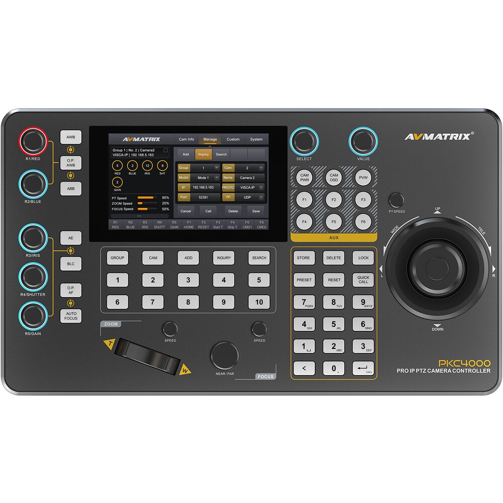 PKC4000-IP & Serial PTZ Camera Controller