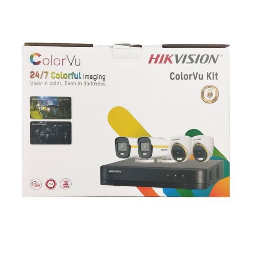TVI-LITE-4CH2D2B-2MP-COLORVU, 4Ch HD-TVI 2MP Lite ColorVu Kit