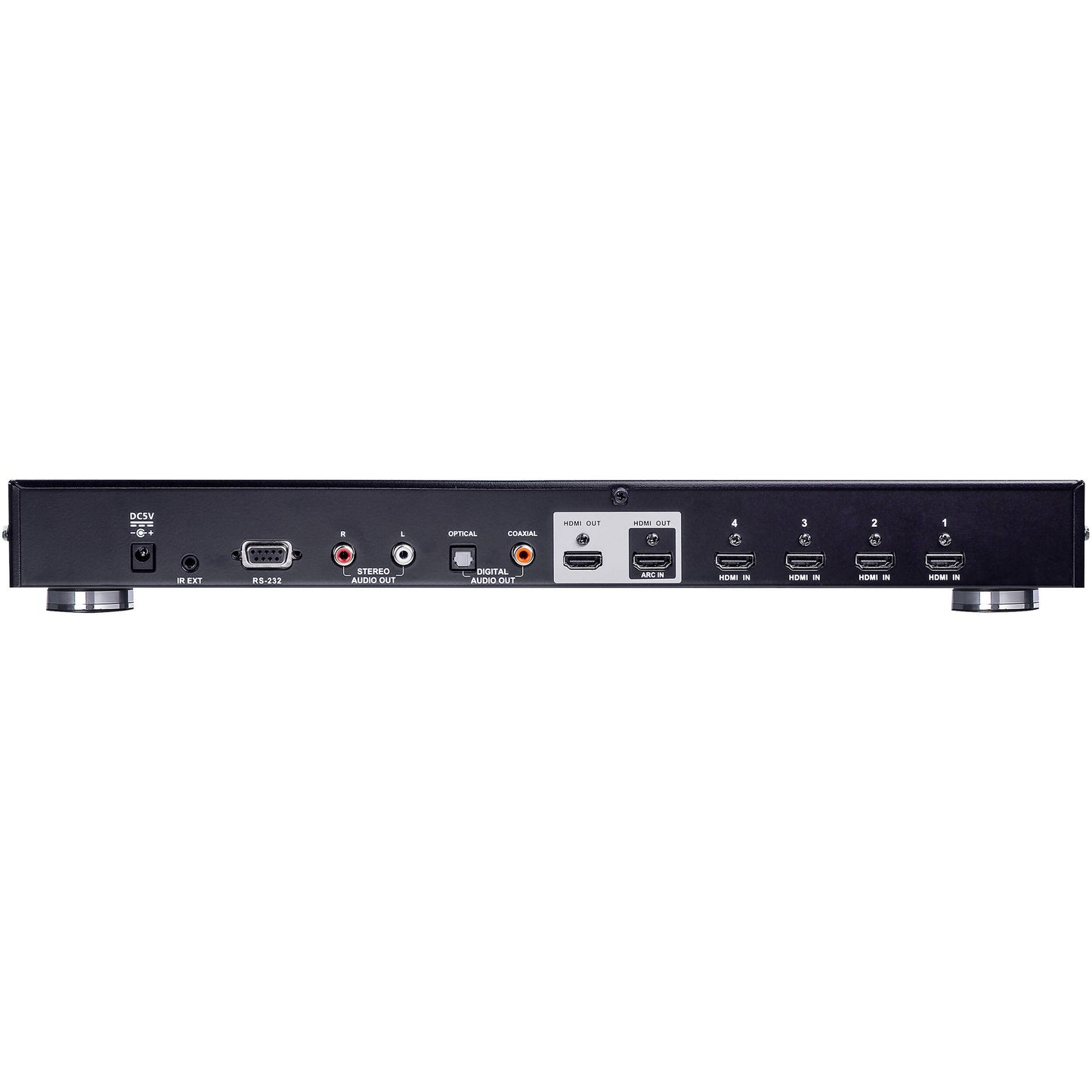 4-Port True 4K HDMI Switch with Dual Output