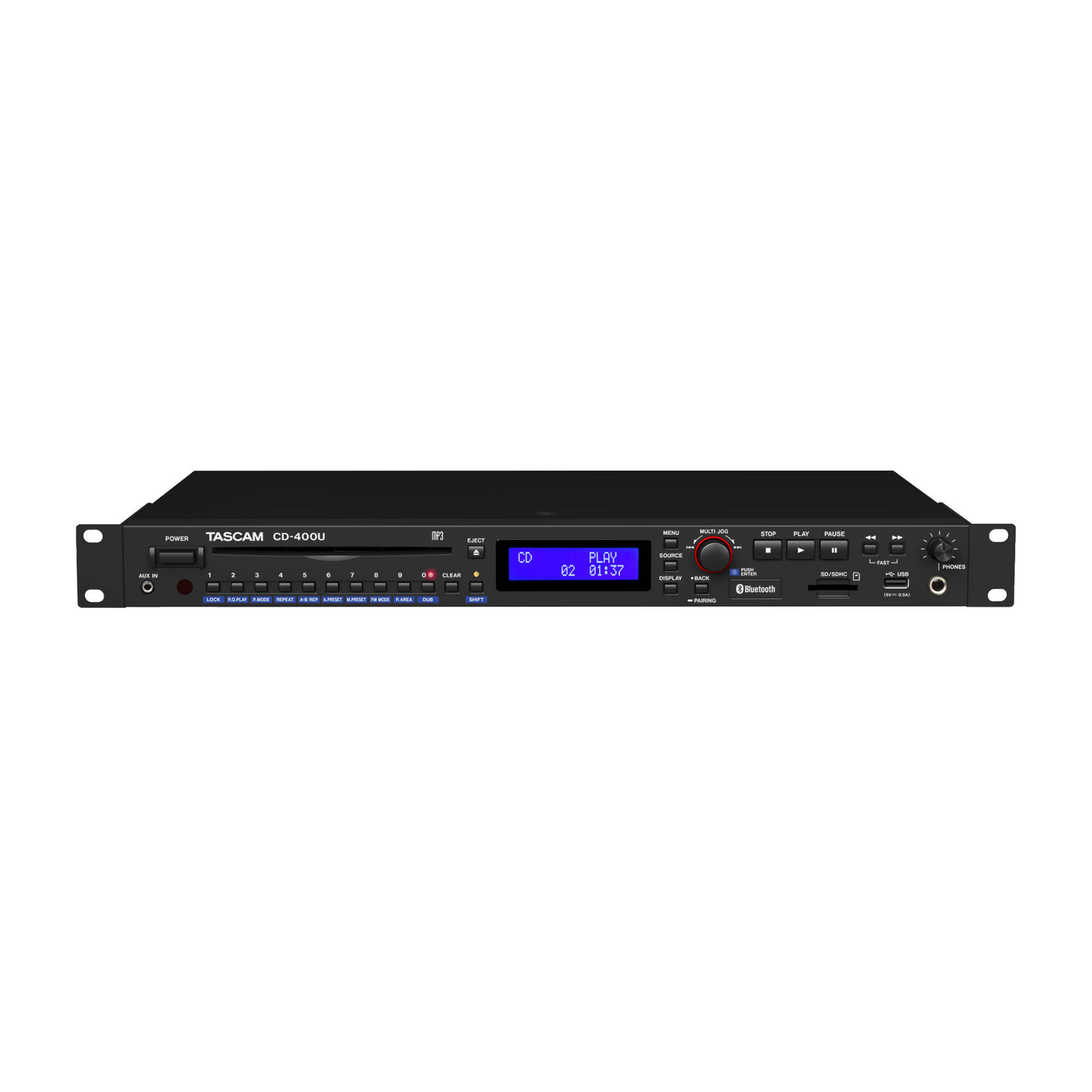 BLUETOOTH, MP3, USB, SD PLAYER AND FM TUNER