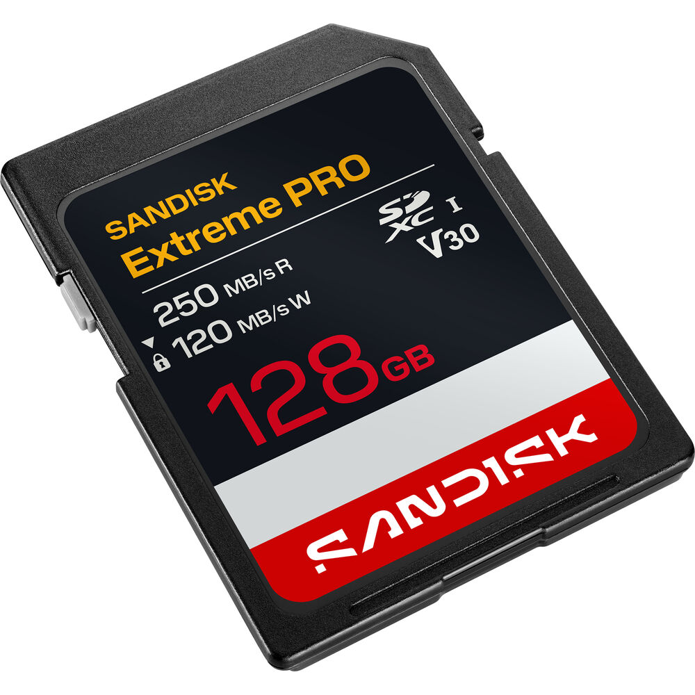 128GB Extreme PRO UHS-I SDXC Memory Card