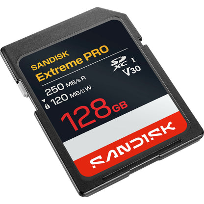 128GB Extreme PRO UHS-I SDXC Memory Card