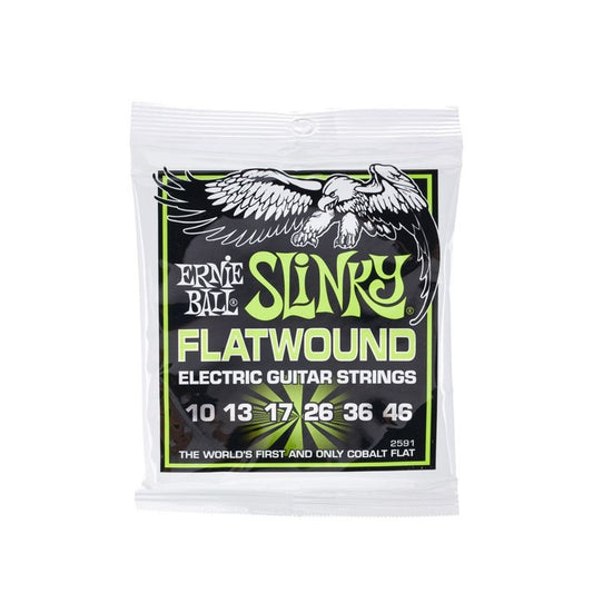 2591 Regular Slinky Flatwound Electric Guitar Strings (.010-.046)