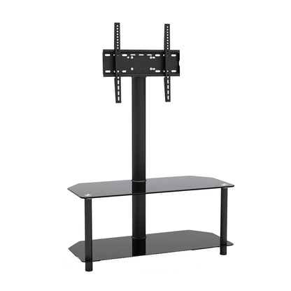 2 Layer Glass & Metal TV Stand For 23″-47″ TVs