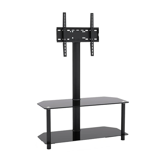 2 Layer Glass & Metal TV Stand For 23″-47″ TVs