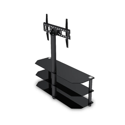 3 Layer Glass & Metal TV Stand For 32″-55″ TVs