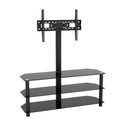 3 Layer Glass & Metal TV Stand For 32″-55″ TVs