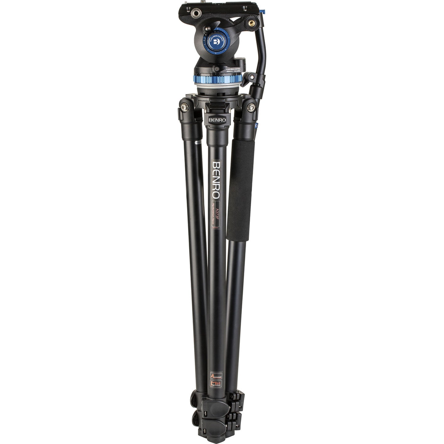 A373F Aluminum Single-Tube Tripod with S8Pro Fluid Video Head
