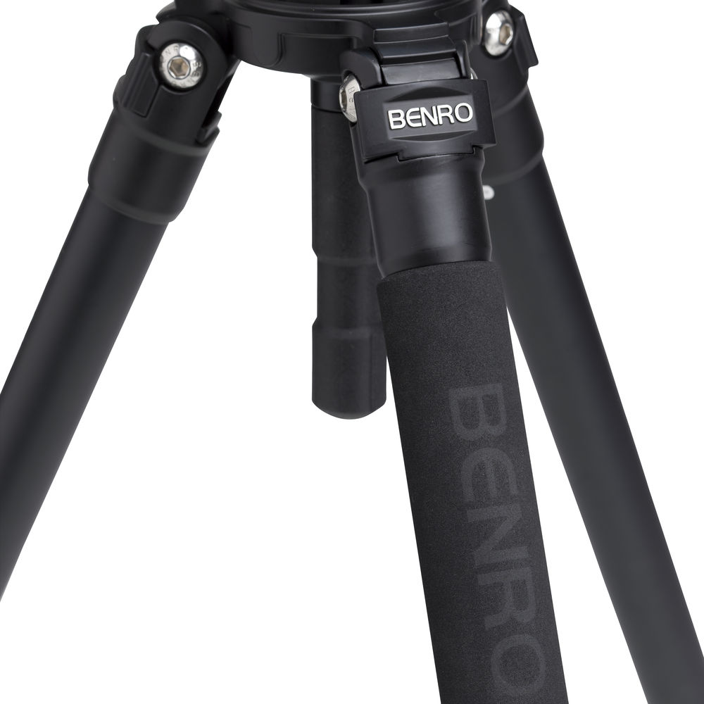 A373F Aluminum Single-Tube Tripod with S8Pro Fluid Video Head