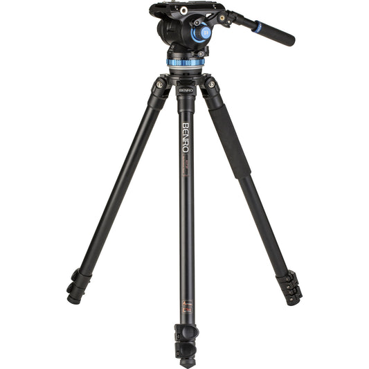 A373F Aluminum Single-Tube Tripod with S8Pro Fluid Video Head