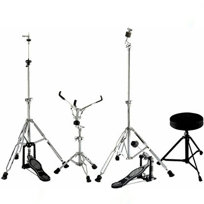 Accent 5-piece Complete Drum Set with 22 inch Bass Drum and Wuhan Cymbals
