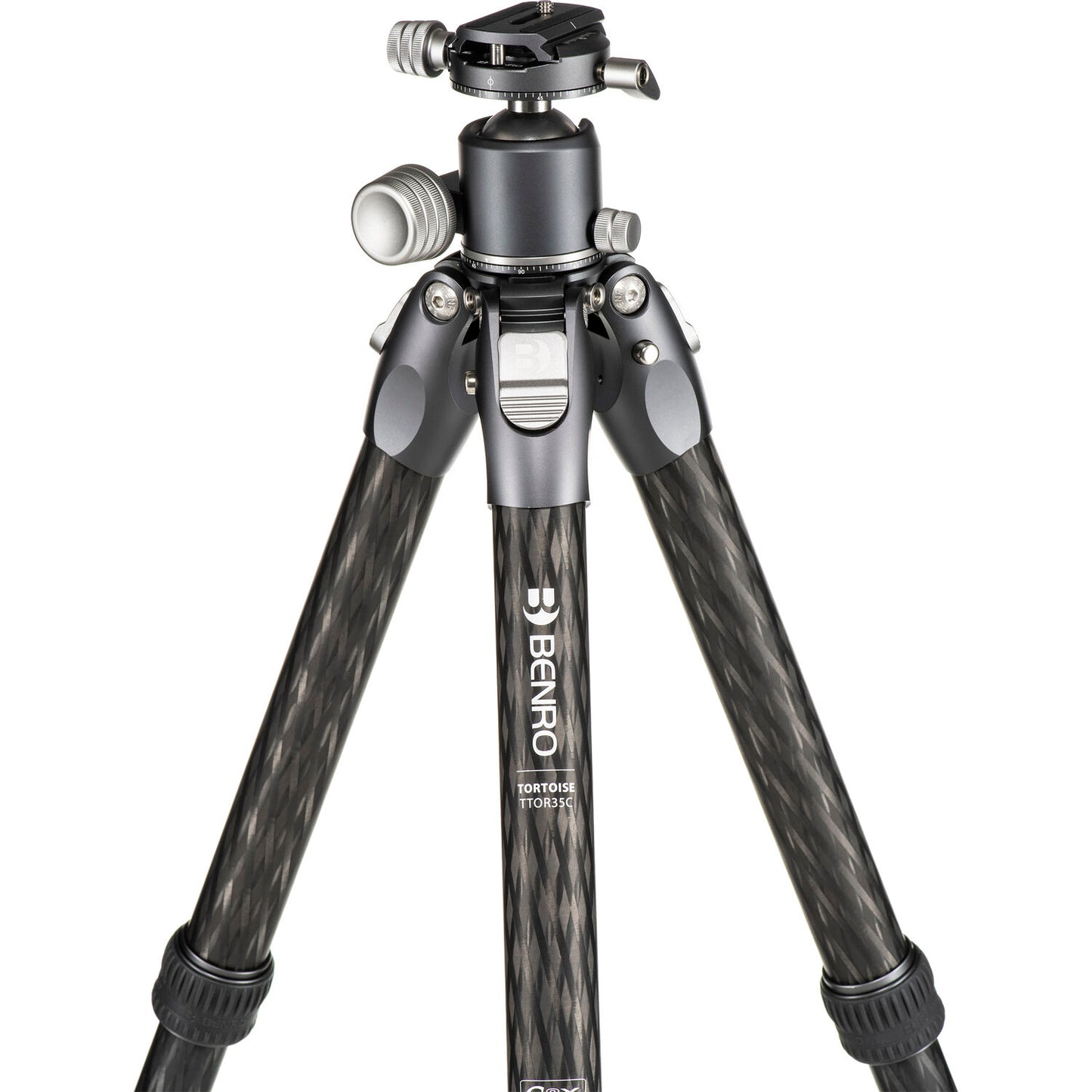 Tortoise Columnless Carbon Fiber Three Series Tripod with GX35 Ball Head