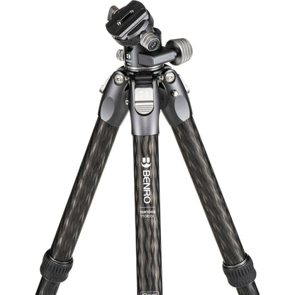 Tortoise Columnless Carbon Fiber Three Series Tripod with GX35 Ball Head