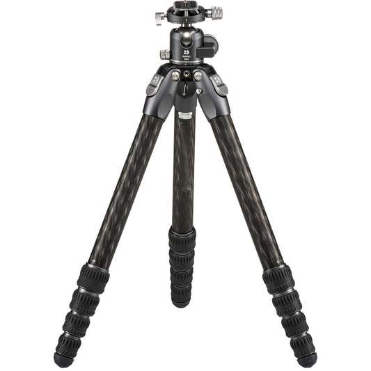 Tortoise Columnless Carbon Fiber Three Series Tripod with GX35 Ball Head