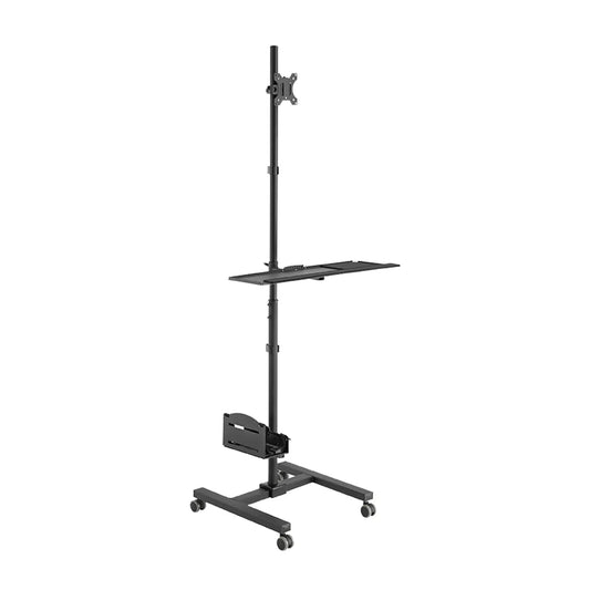 Computer Mobile Cart For 17″-32″ Monitors