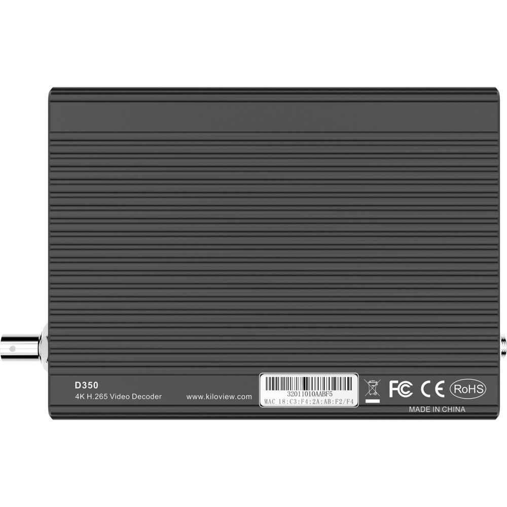 D350 4K H.265/H.264 IP Video Decoder