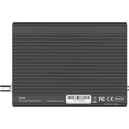 D350 4K H.265/H.264 IP Video Decoder