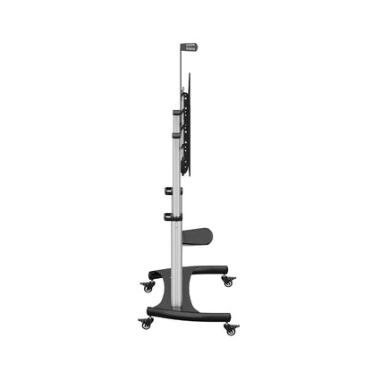 Dual Screen Alum Height Adjustable TV Stand for 37″-60″