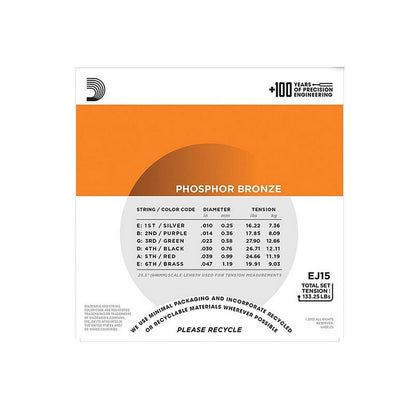 EJ-15 Acoustic Strings Phosphor Bronze