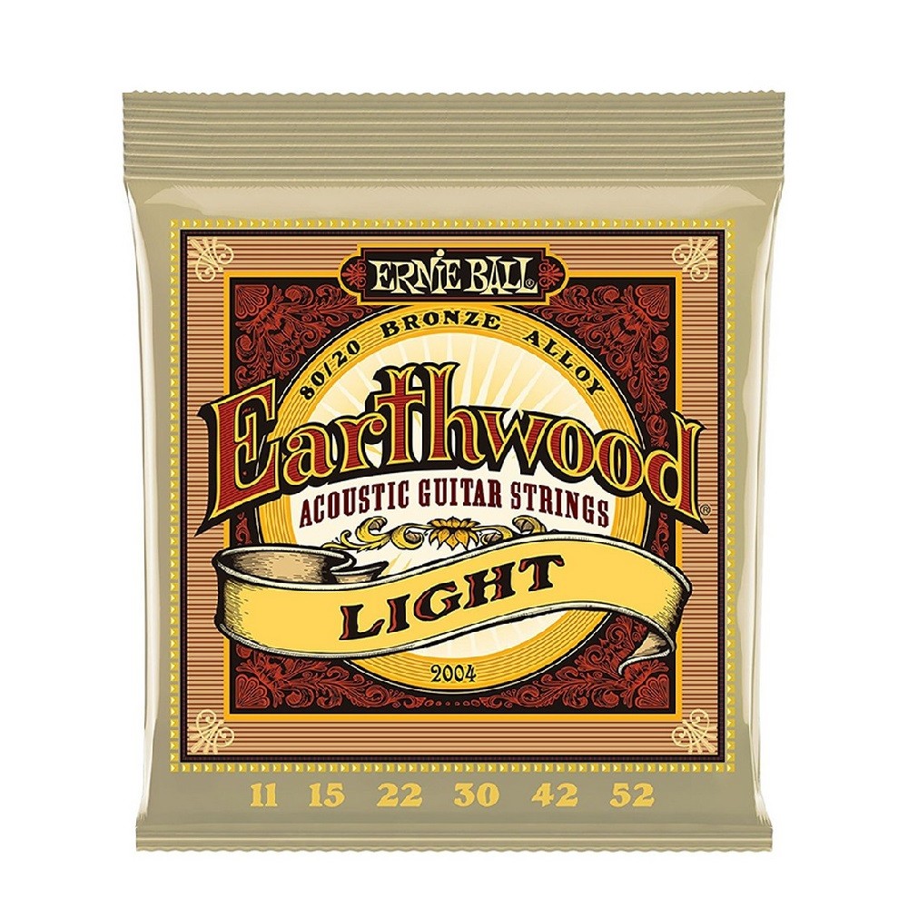2004 Earthwood Light 80/20 Bronze Acoustic Guitar Strings (11-52)
