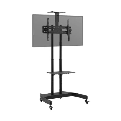 Height Adjustable Mobile TV Cart For 37″ – 70″