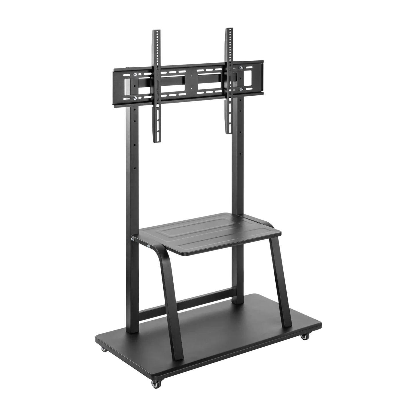 Height Adjustable Mobile TV Cart for 37”-100”