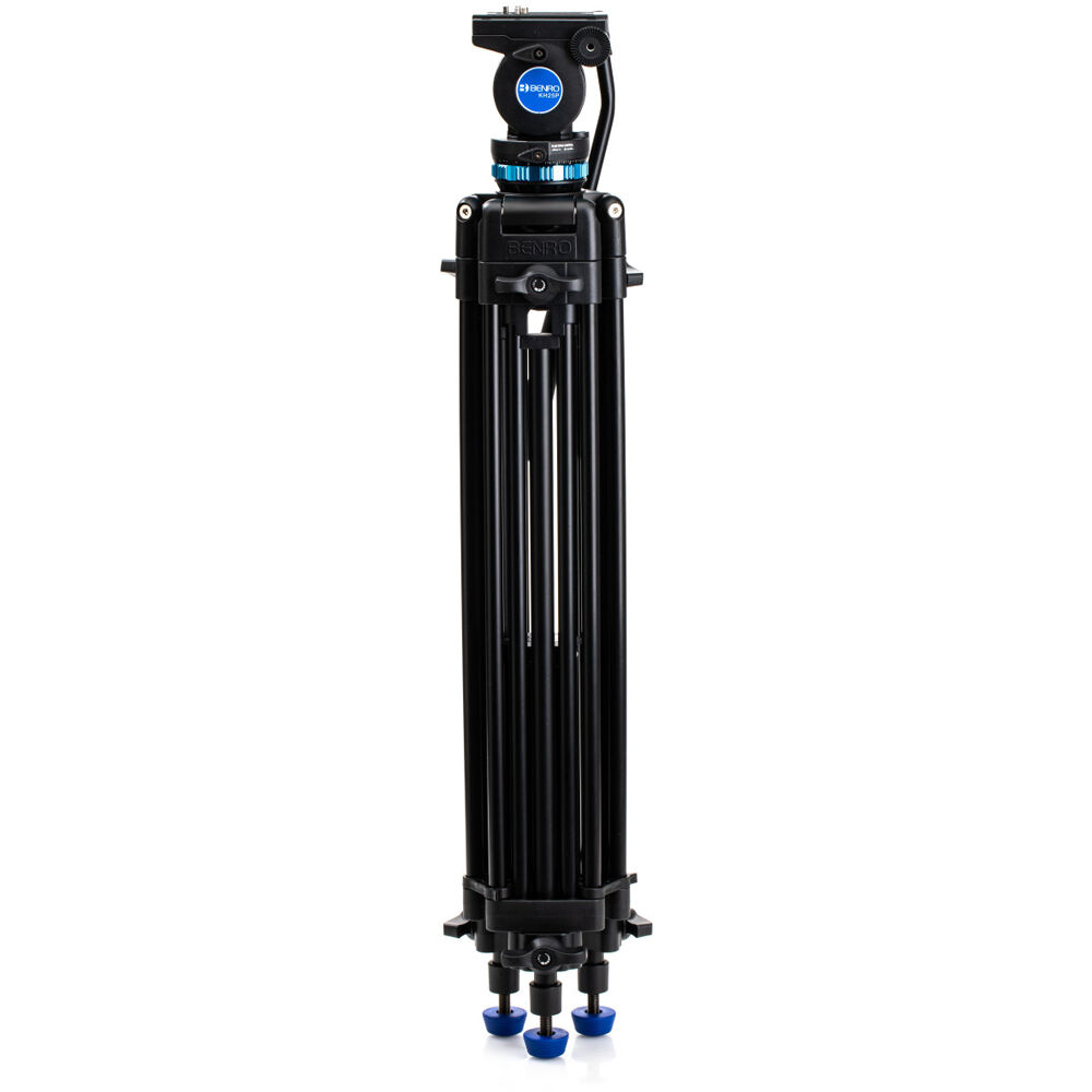 KH25P Video Tripod with Head, Aluminum