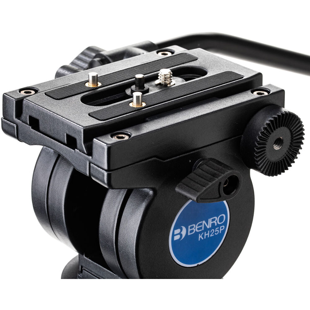KH25P Video Tripod with Head, Aluminum