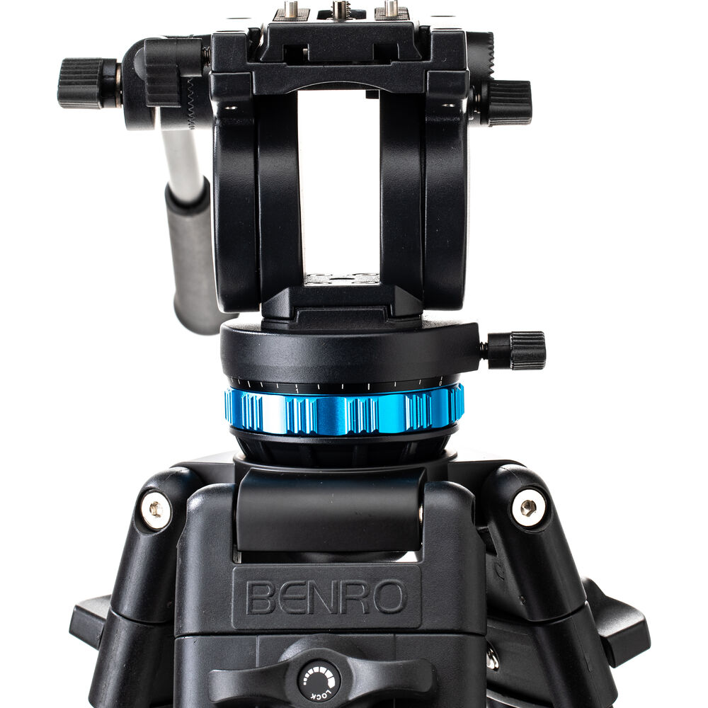 KH26P Video Tripod with Head, Aluminum