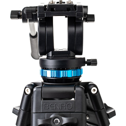 KH26P Video Tripod with Head, Aluminum