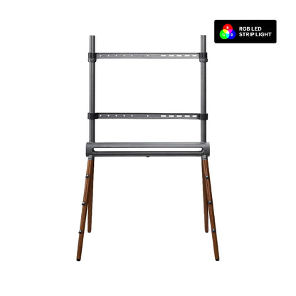 Lighted Studio TV Floor Stand For 49″-70″ TVs
