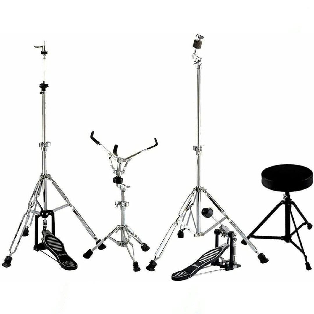 Accent Drive 5-Piece Drum Set (Red Sparkle)