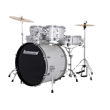 LC19015DIR Accent Fuse 5-Piece Drum Set (Silver Sparkle)