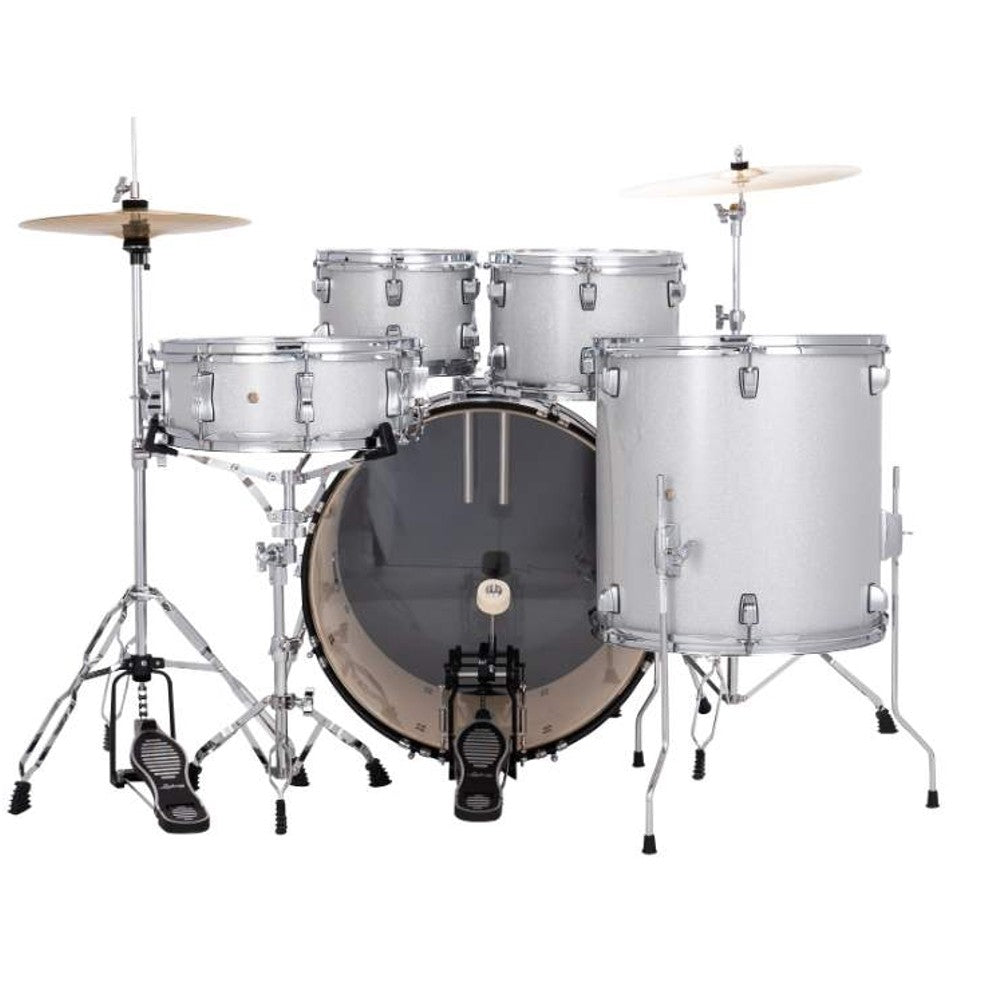 LC19015DIR Accent Fuse 5-Piece Drum Set (Silver Sparkle)