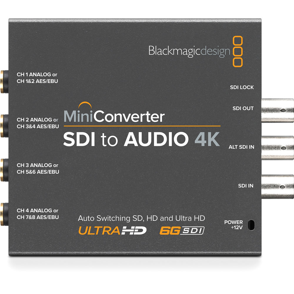 MINI CONVERTER SDI TO AUDIO 4K