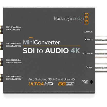 MINI CONVERTER SDI TO AUDIO 4K