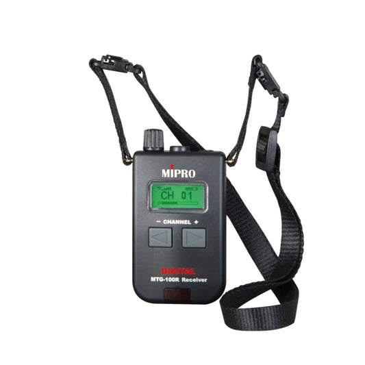 MTG-100R UHF Digital Receiver (Rechargeable Battery)