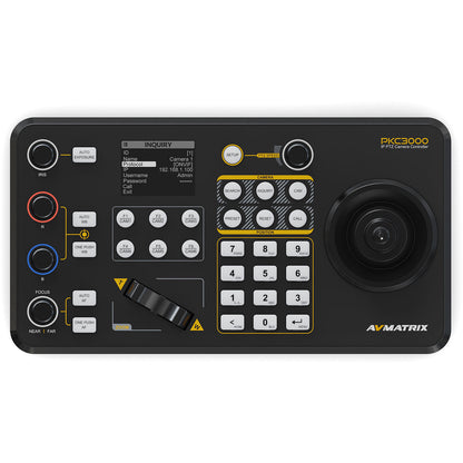 PKC3000 –IP & Serial PTZ Camera Joystick Controller