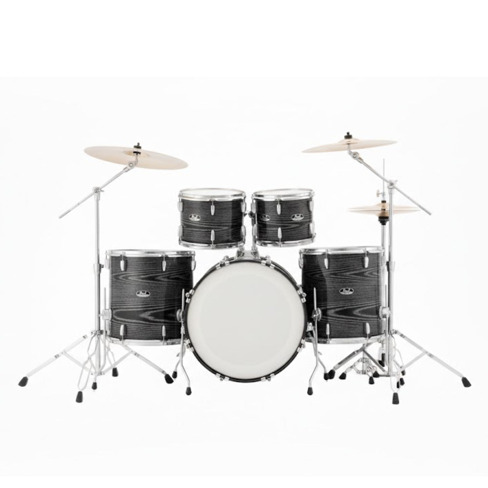 Roadshow RS525SC/C 5-piece Complete Drum Set (Midnight Chrome Vortex)