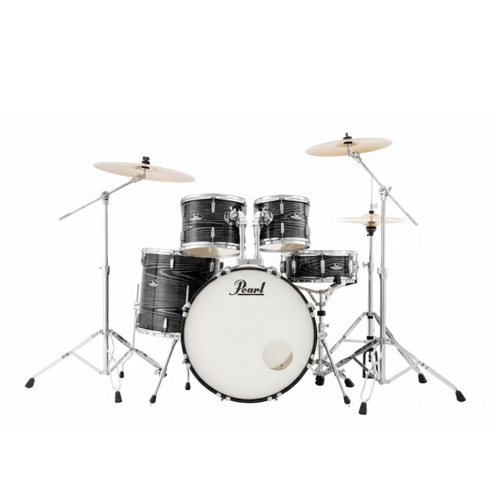 Roadshow RS525SC/C 5-piece Complete Drum Set (Midnight Chrome Vortex)