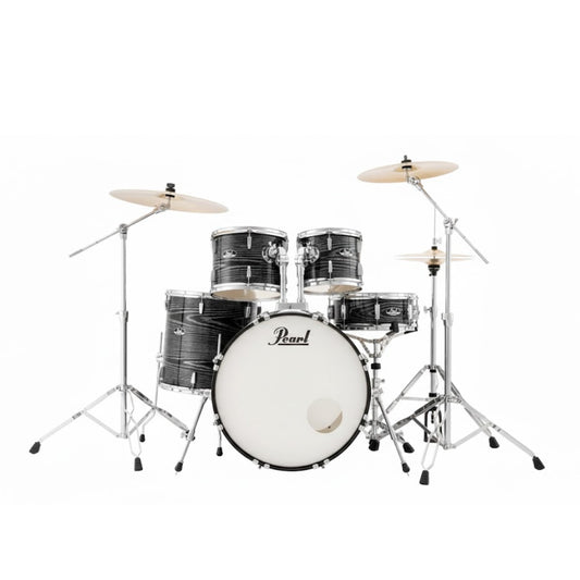 Roadshow RS525SC/C 5-piece Complete Drum Set (Midnight Chrome Vortex)