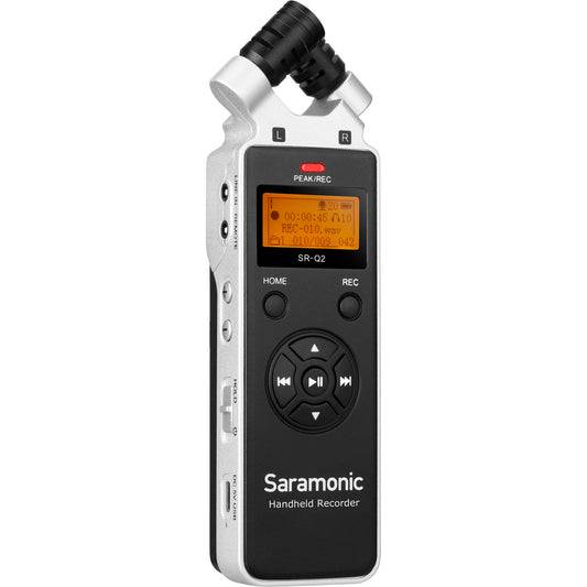 SR-Q2 Handheld Audio Recorder with X/Y Stereo Microphone