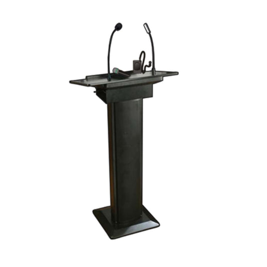 T-6236B Lectern Podium Mixed (1 handheld Mic and 1 lapel Mic)