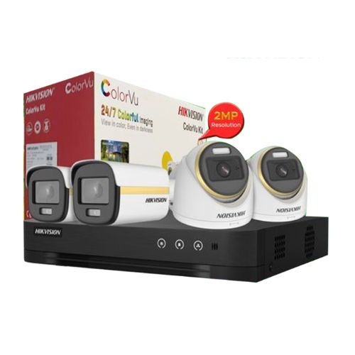 TVI-LITE-4CH2D2B-2MP-COLORVU, 4Ch HD-TVI 2MP Lite ColorVu Kit