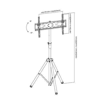 Tripod Tilting TV Stand For 37″-70″ TVs
