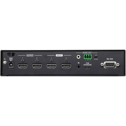 2 x 2 True 4K HDMI Matrix Switch with Audio De-Embedder