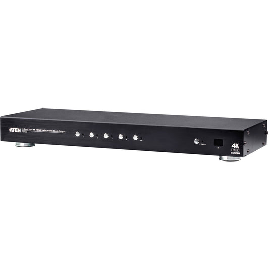 4-Port True 4K HDMI Switch with Dual Output