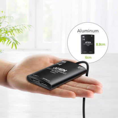 2-Port True 4K DisplayPort MST Hub
