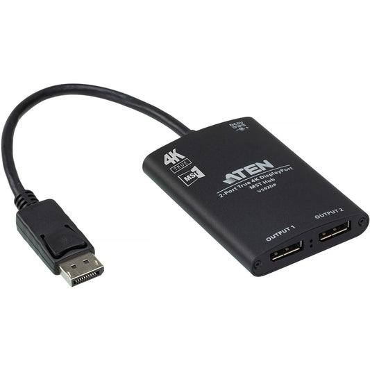 2-Port True 4K DisplayPort MST Hub